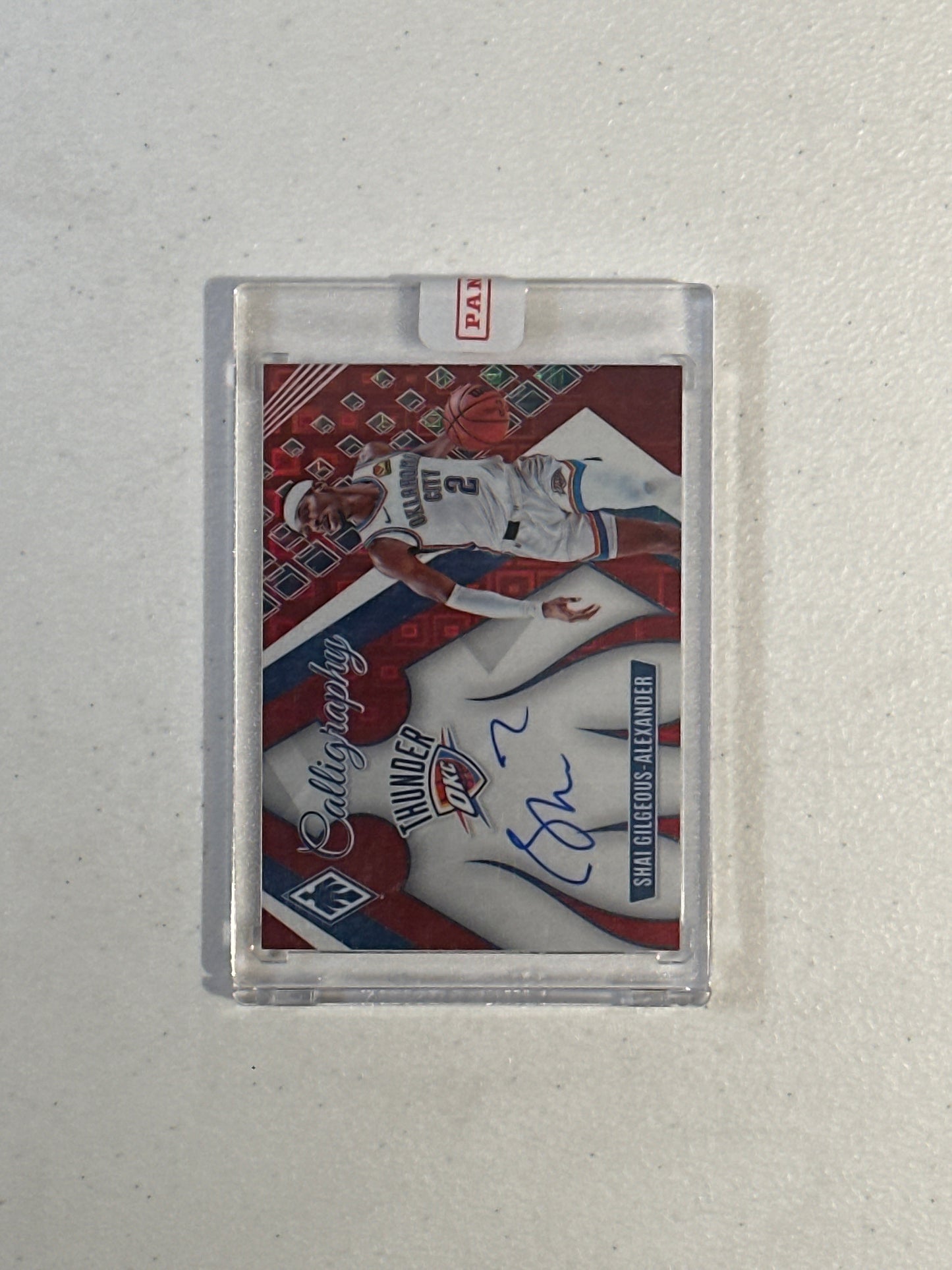 Singles: Basketball Cards- 2023 Phoenix Shai Gilgeous-Alexander Calligraphy Autograph 11/11