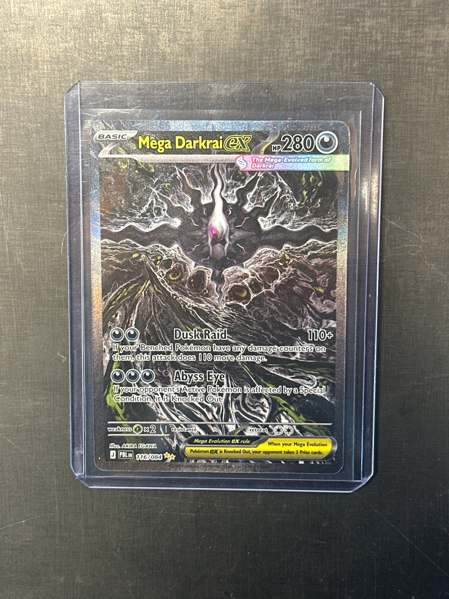 Singles: Pokemon TCG- Mega Darkrai ex 116/084