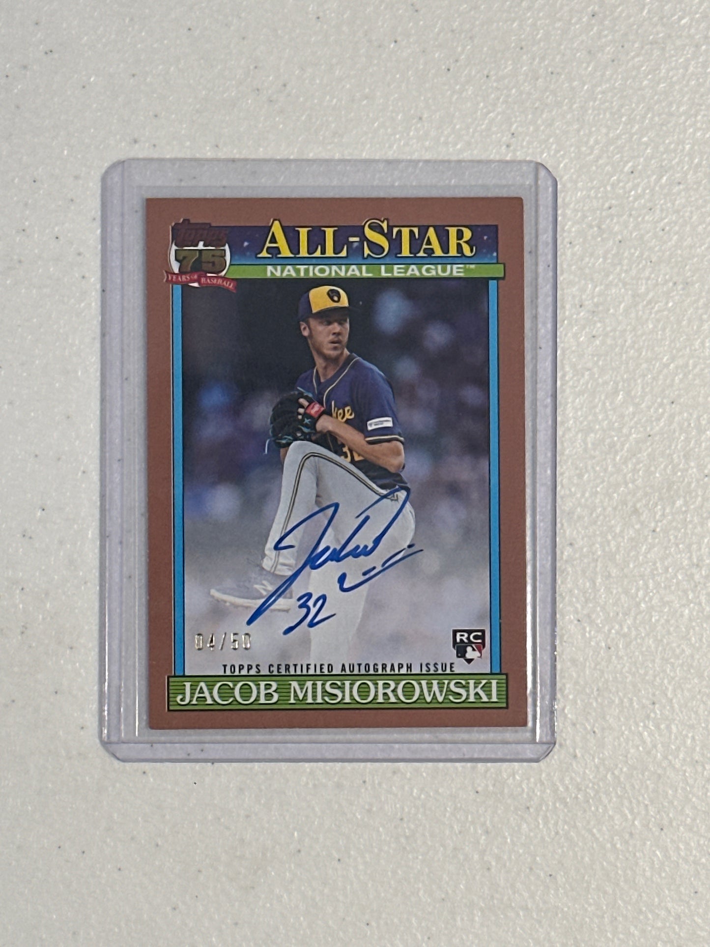Singles: Baseball Cards- 2026 Topps Series 2 Jacob Misiorowski Autograph /50