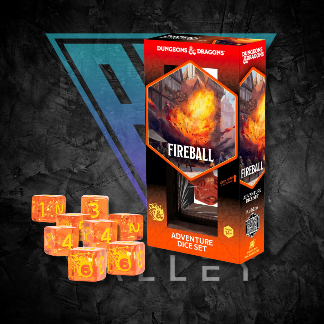 Dungeons & Dragons: Dice Set - Fireball (Wizard)