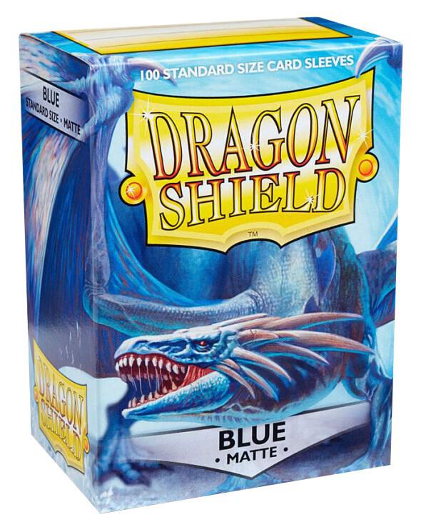 Dragon Shield Sleeves: Standard- Matte- Deep Blue (100 ct)
