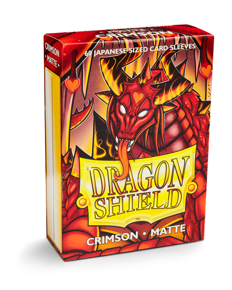 Dragon Shield Sleeves: Japanese- Matte Crimson (60 ct.)