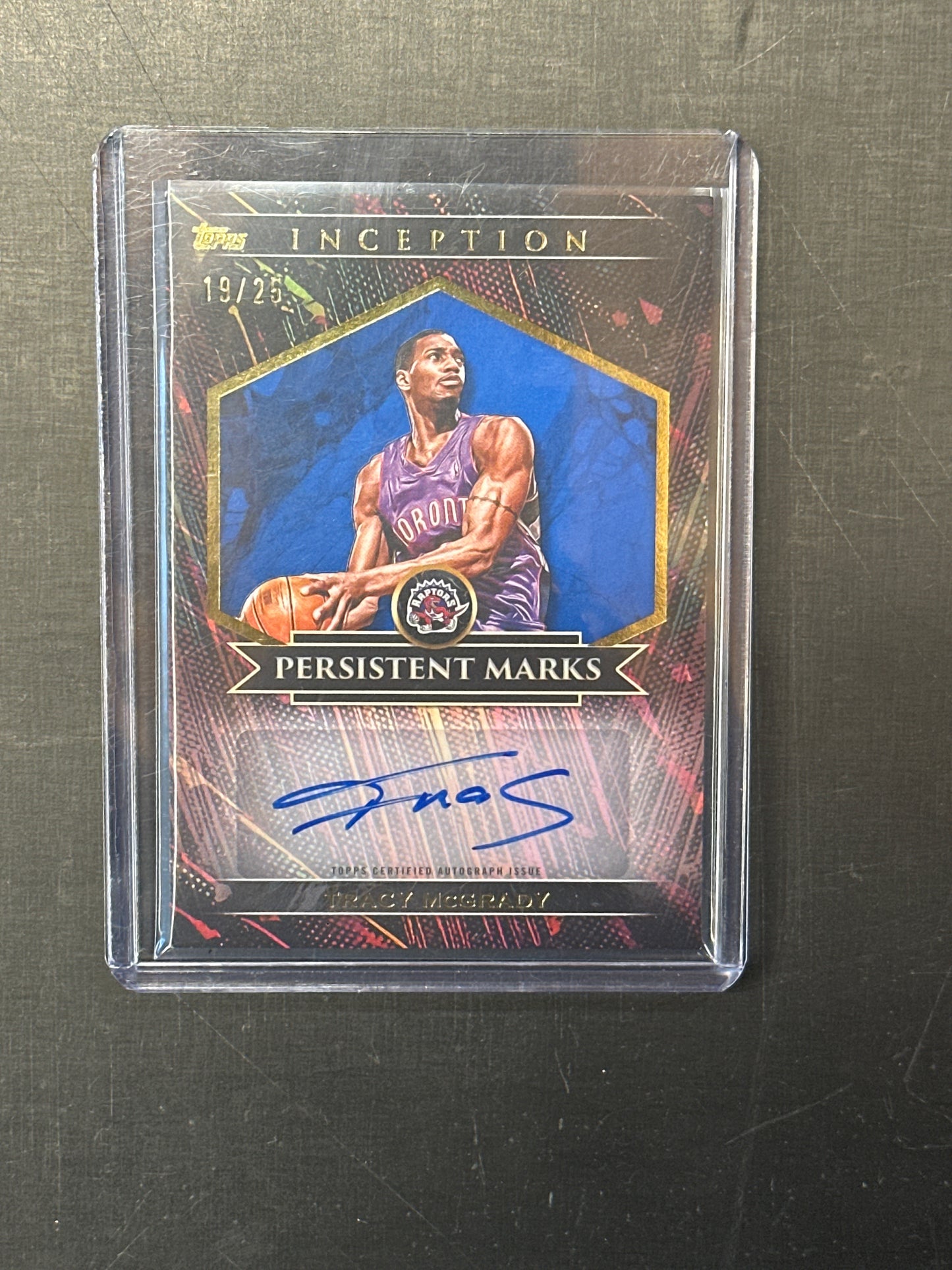 Singles: Basketball Cards- 2026 Topps Inception Tracy McGrady Persistent Marks Auto /25