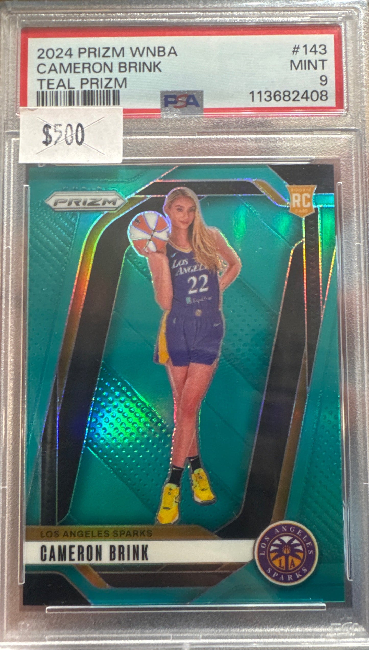 PSA: Basketball Cards - MINT 9 - 2024 Prizm WNBA Cameron Brink Teal