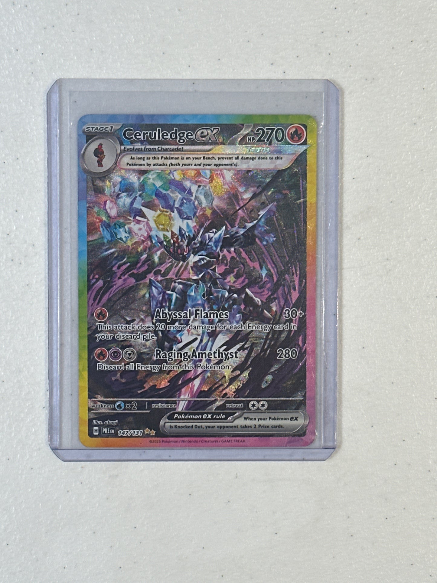 Singles: Pokemon Cards- Ceruledge ex 147/131