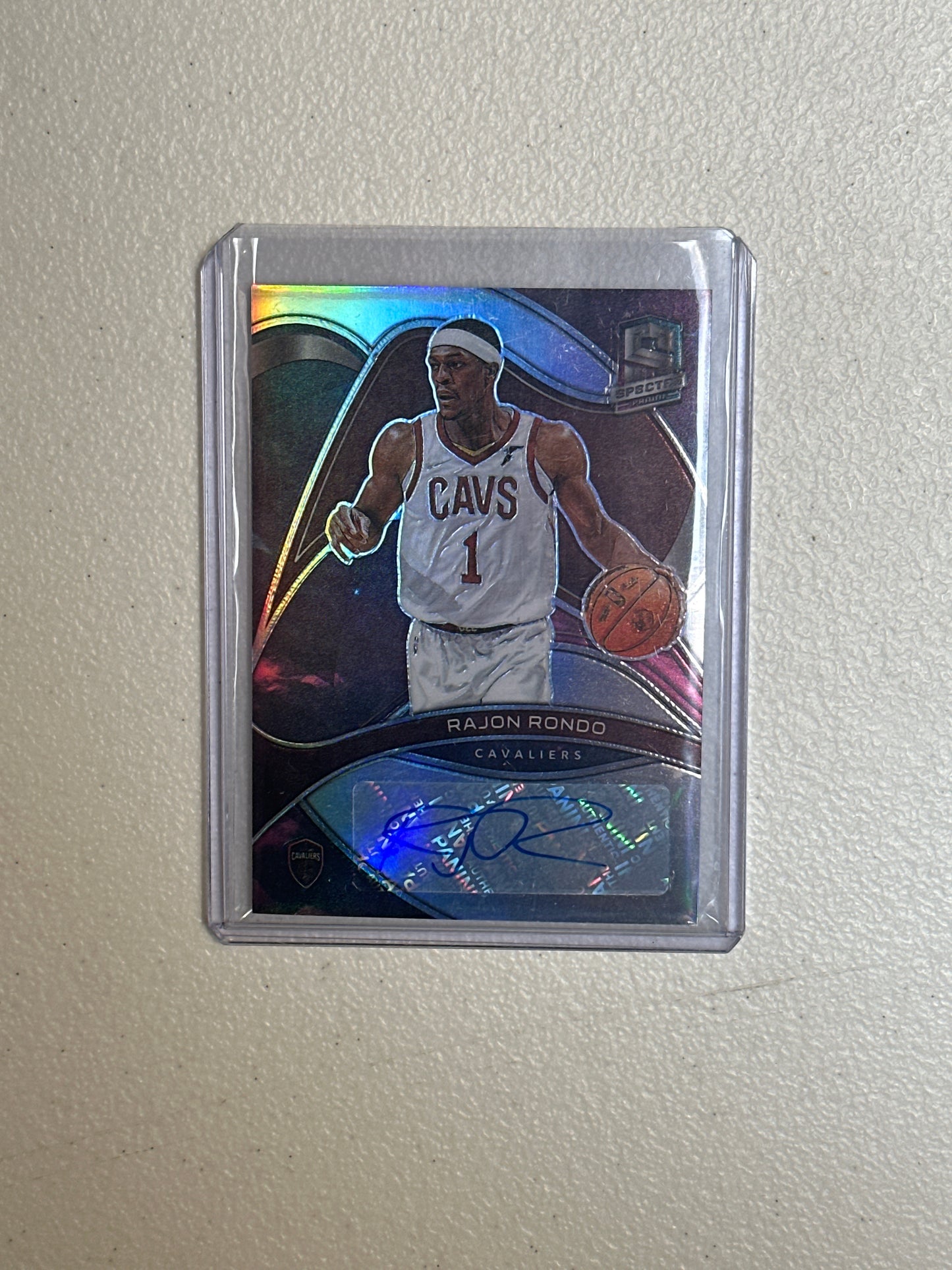 Singles: Basketball Cards- 2021 Spectra Rajon Rondo Autograph 1 of 1 1/1