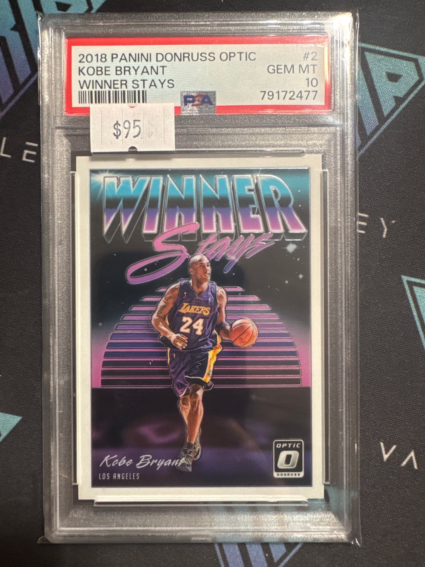 PSA: Basketball Cards - Gem MT 10- 2018 Panini Donruss Optic Kobe Bryant Winner Stays