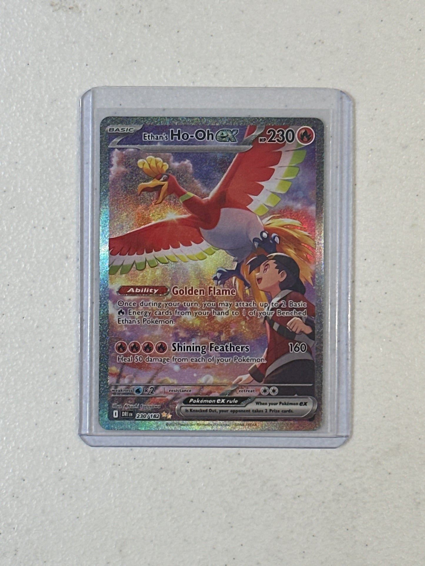 Singles: Pokemon Cards- Ethan’s Ho-Oh ex 230/182