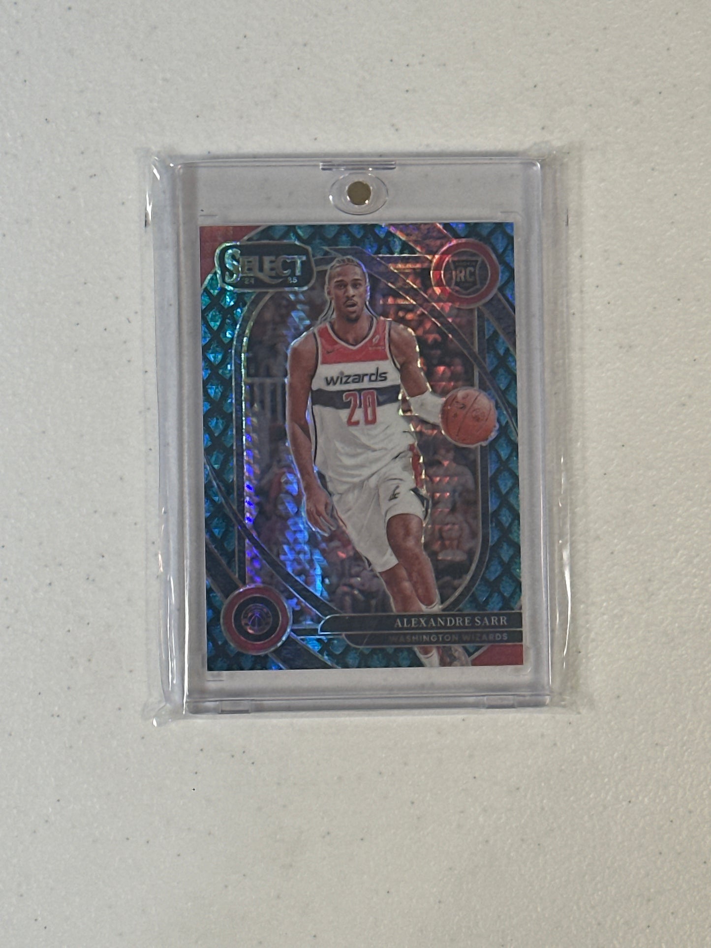 Singles: Basketball Cards- 2024/25 Select Alexandre Sarr Blue Dragon Scale 8/8