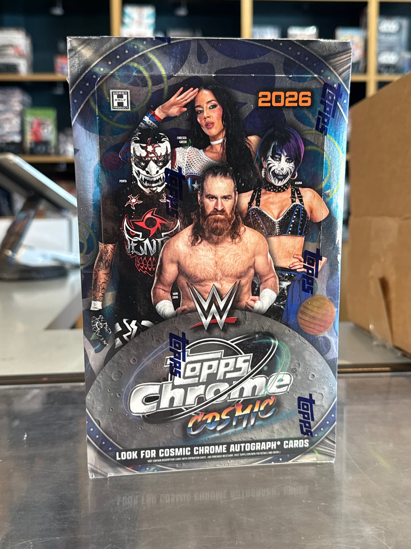 WWE Cards: 2026 Topps Chrome Cosmic WWE - Hobby Box