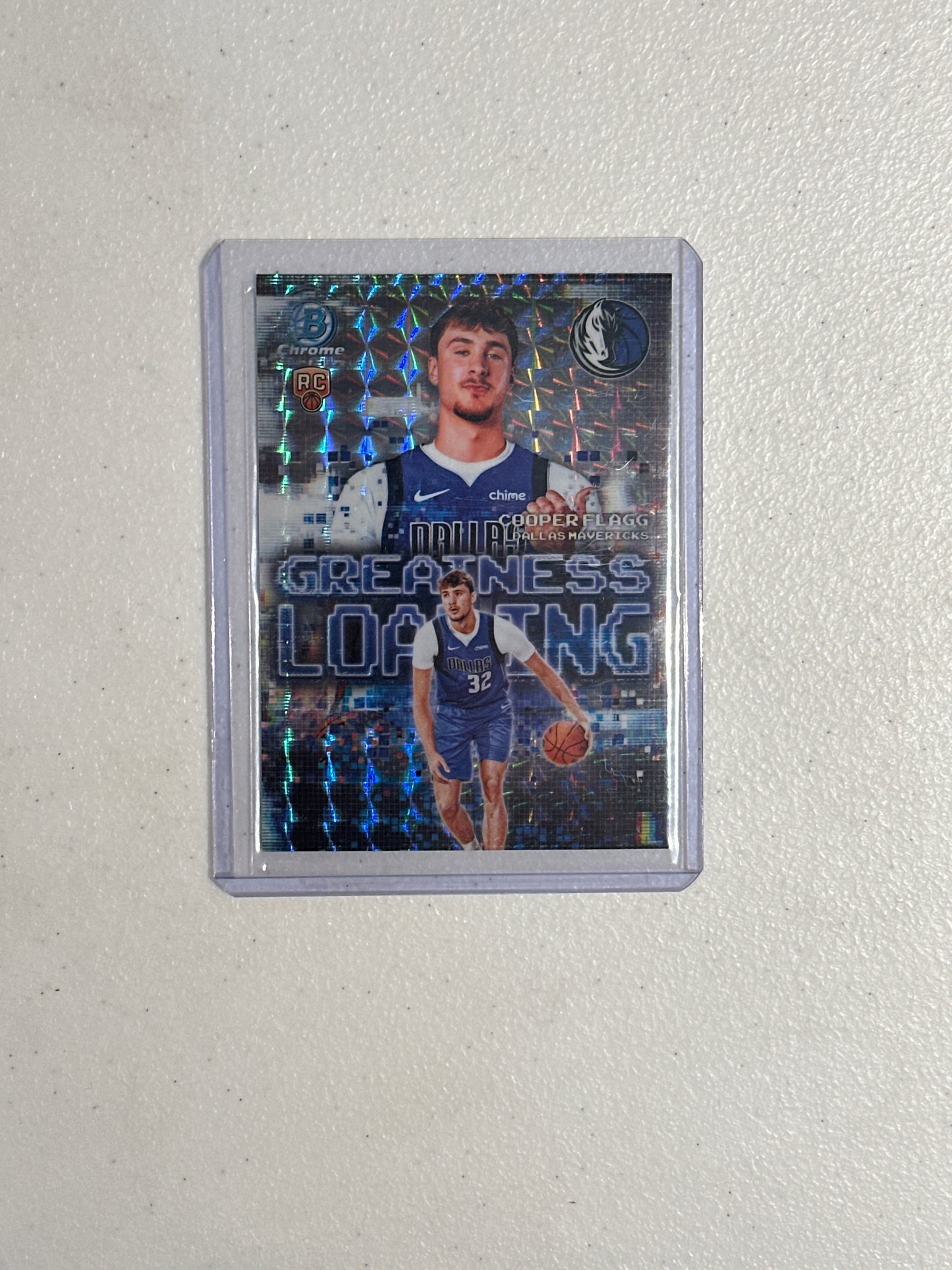 Singles: Basketball Cards- 2025 Topps Chrome Cooper Flagg Greatness Loading Geometric