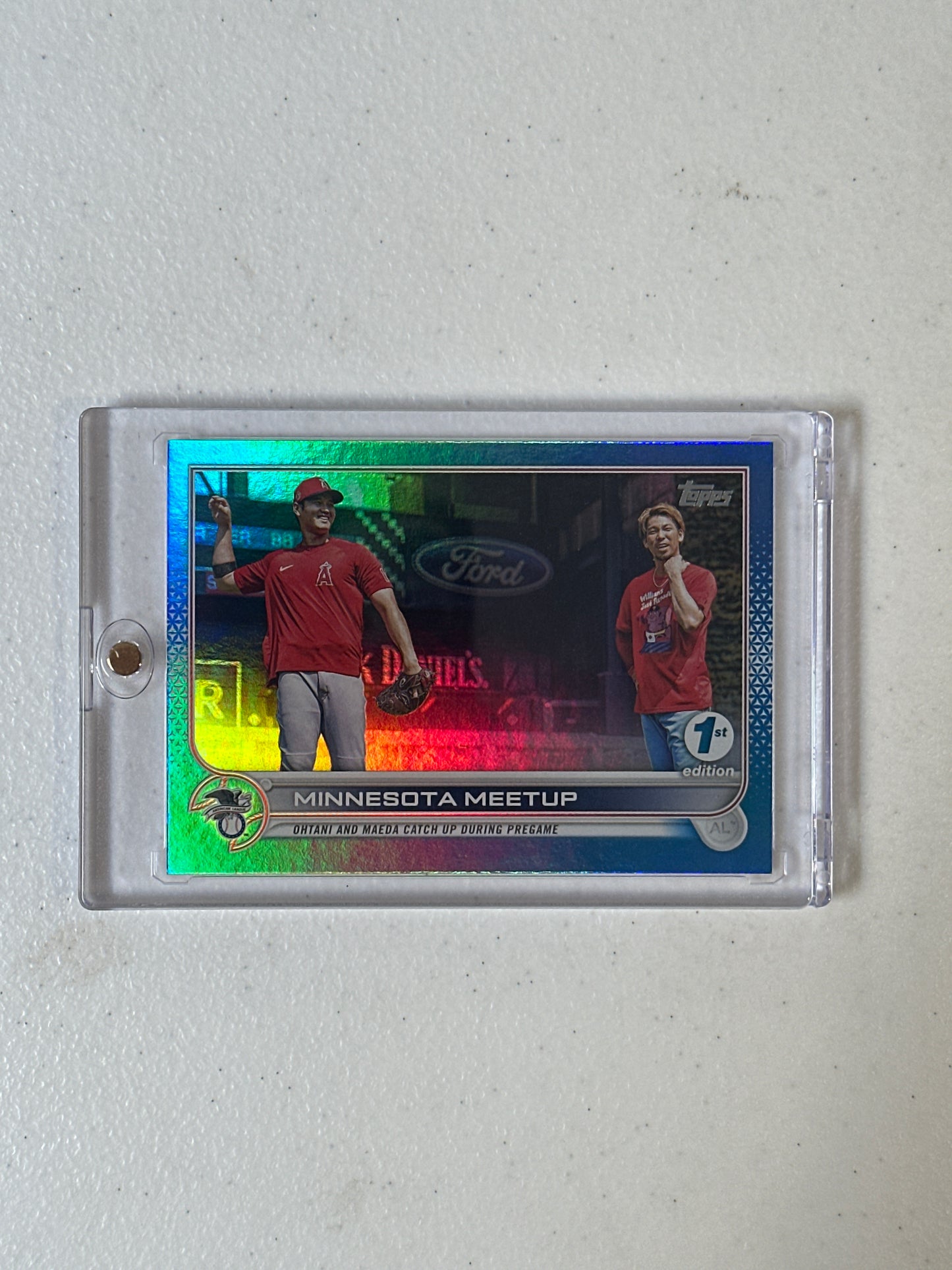 Singles: Baseball Cards- 2022 Topps Shohei Ohtani 1st Edition /5 “Minnesota Meetup”