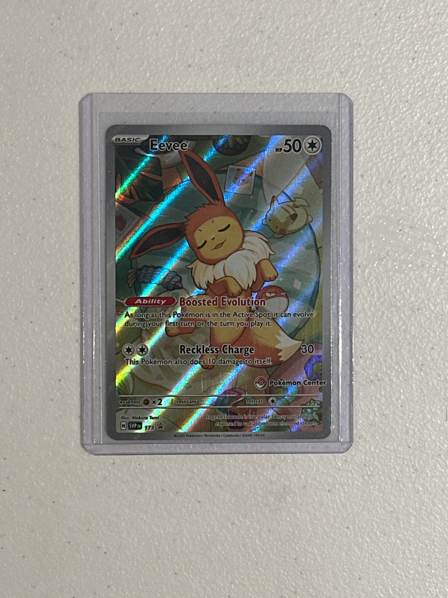 Singles: Pokemon Cards- Eevee Pokemon Center Promo 173