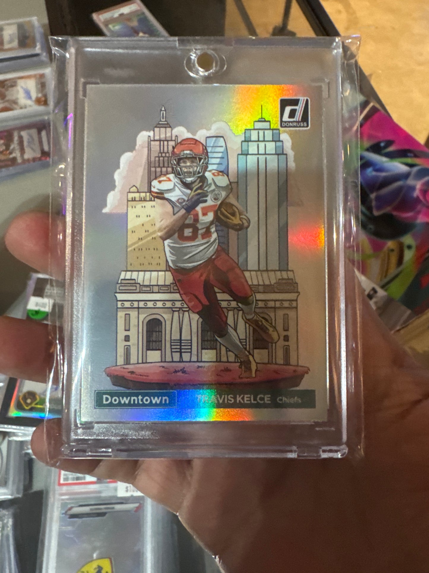 Singles: 2024 Donruss Football Travis Kelce Downtown