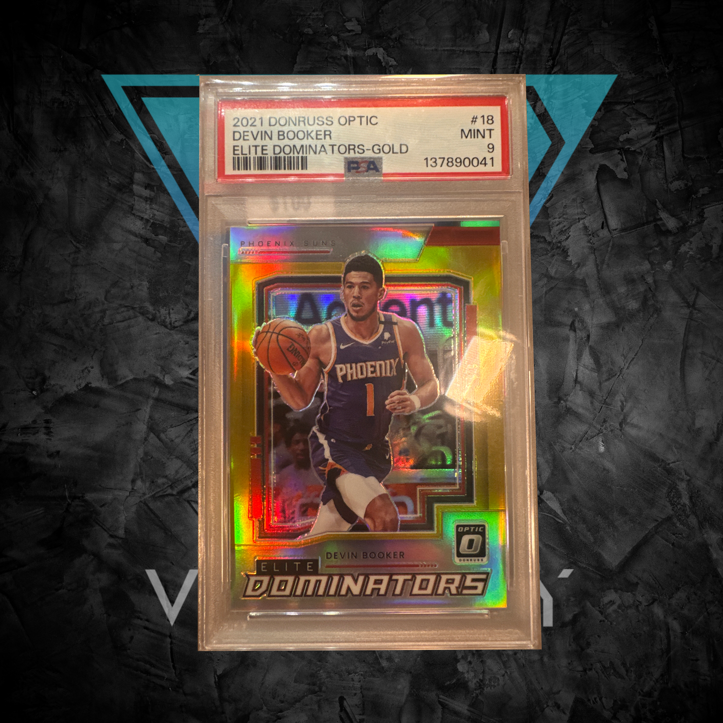 PSA: Basketball Cards - 2021 Optic Devin Booker Elite Dominators Gold /10
