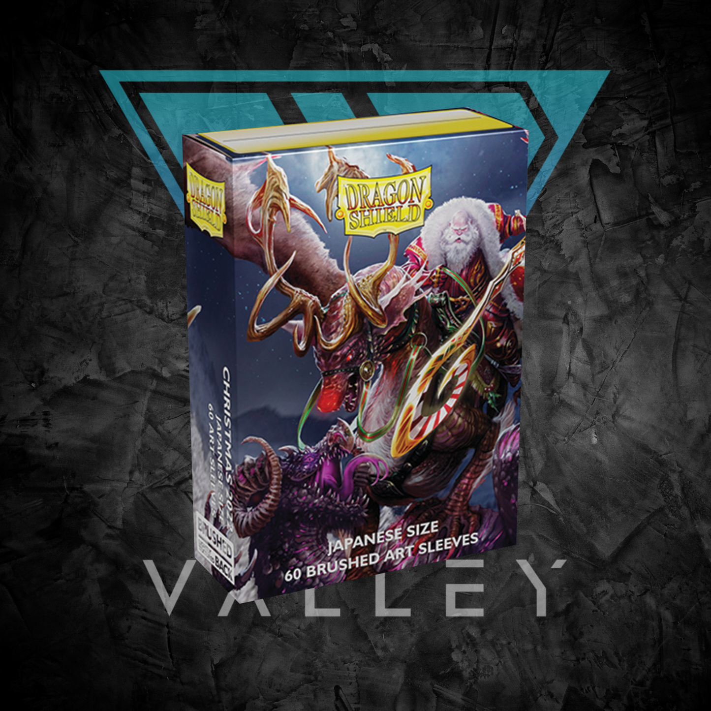 Dragon Shield Sleeves: Japanese- Brushed 'Christmas Dragon 2022' Art, Limited Edition (60 ct.)