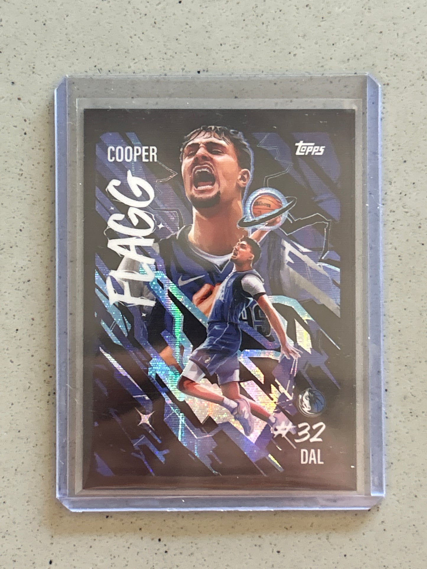 Singles: Basketball Singles - 2025 Topps Chrome Cooper Flagg Ultra Violet SSP UV-11