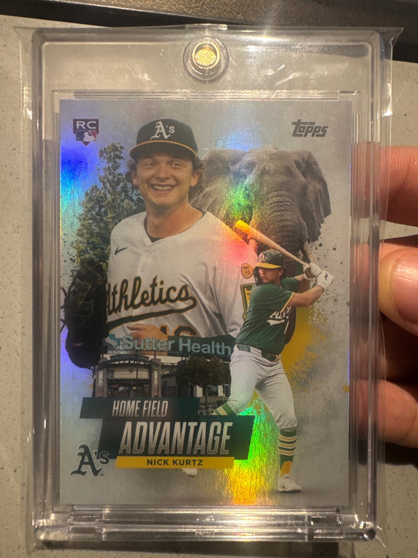 Baseball Singles: 2025 Topps Nick Kurtz Home Field Advantage Case Hit RC