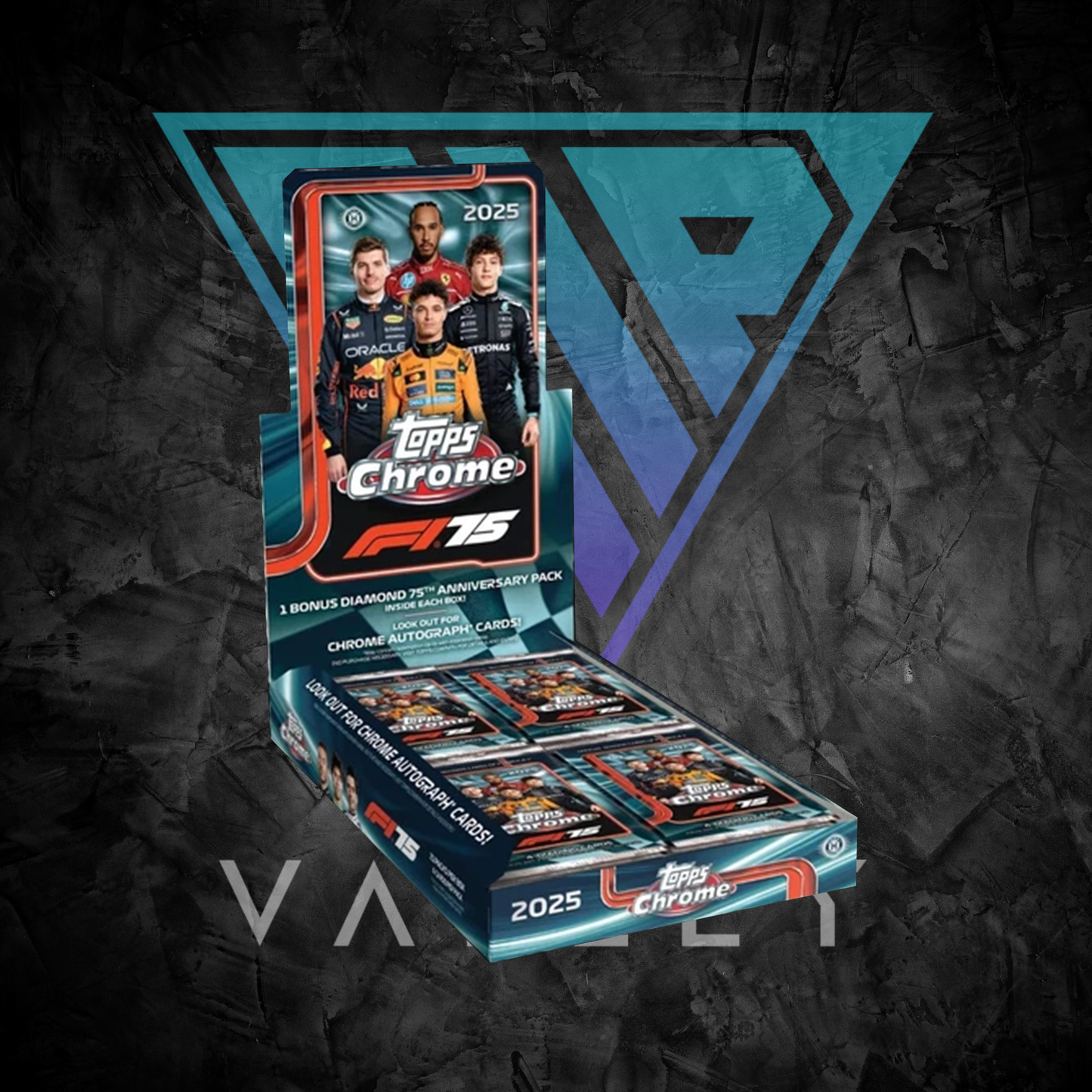 Misc Cards: 2025 Topps Chrome Formula 1 Hobby Box F1