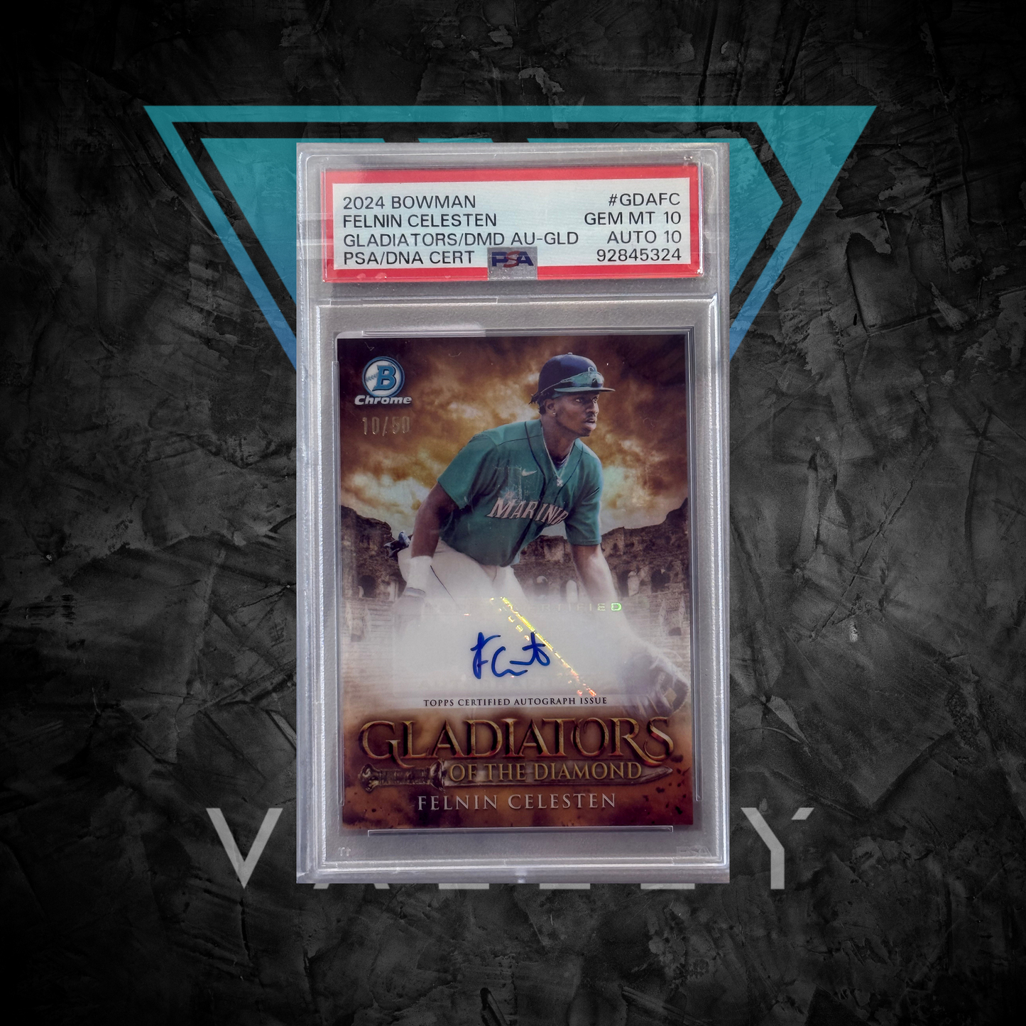 PSA: Baseball Cards - GM MT 10 AUTO 10 - 2024 Bowman Felnin Celesten Gladiator Auto