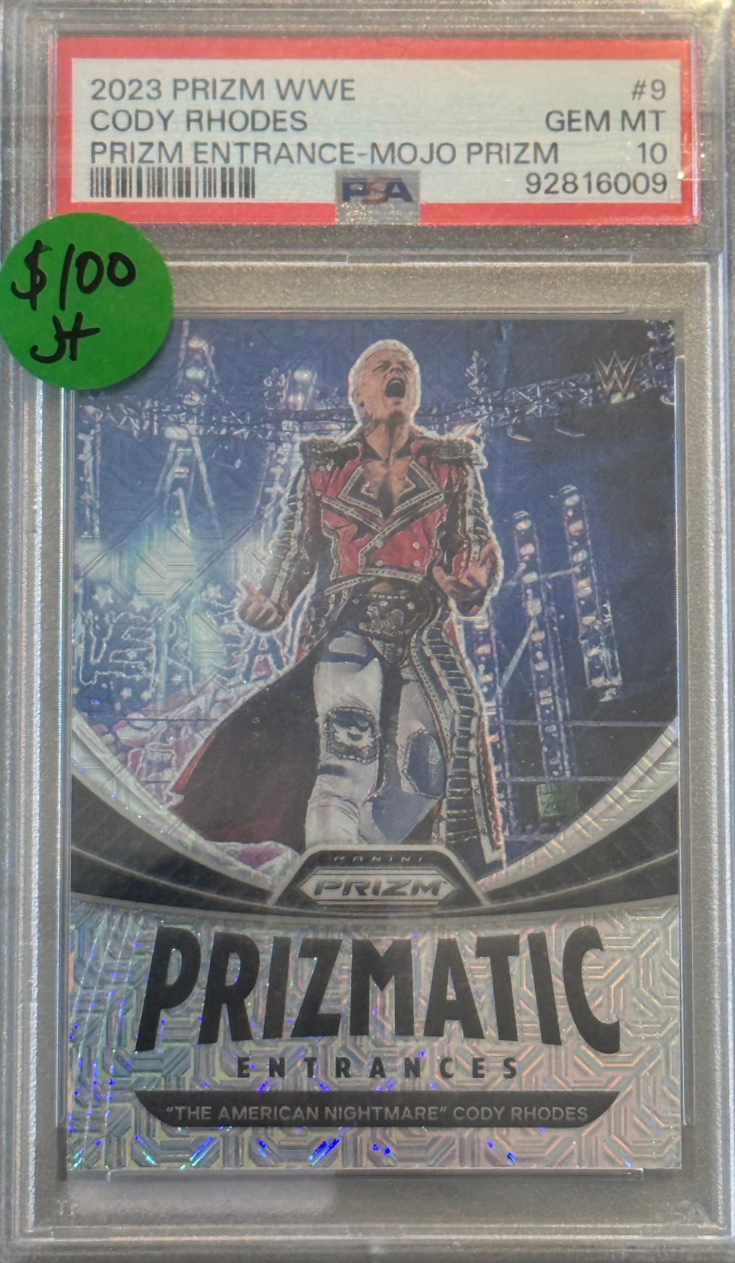 PSA: WWE Cards - GEM MINT 10 - 2023 Prizm Cody Rhodes