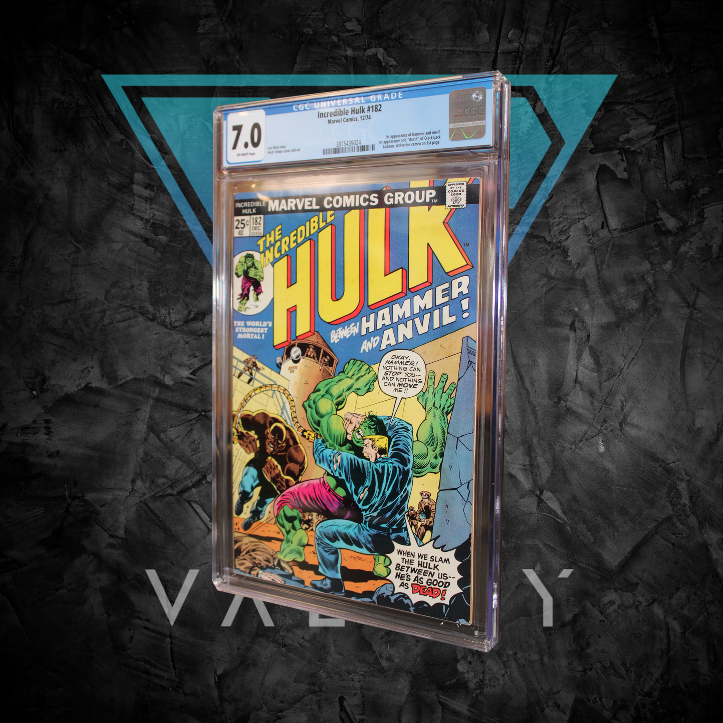 Comic Books: Incredible Hulk #182 – Marvel Comics (1974) – CGC 7.0