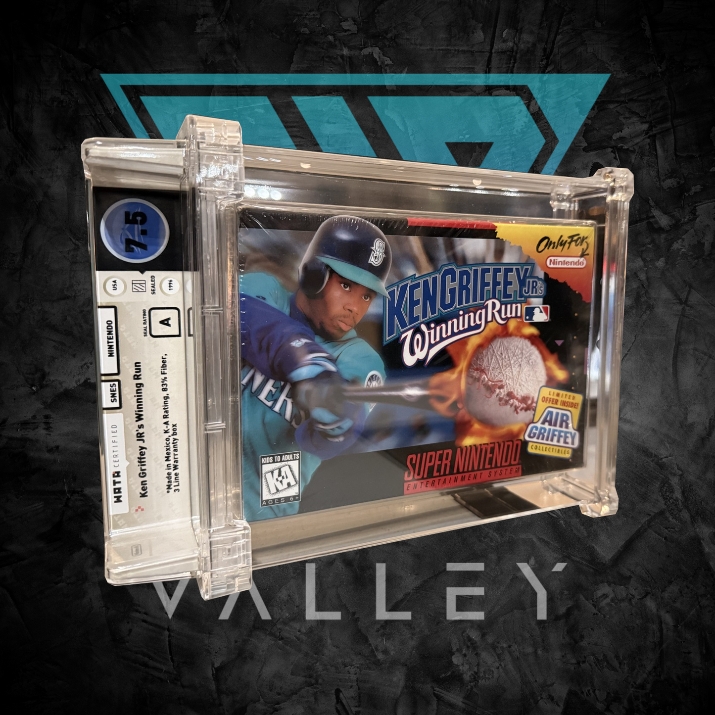 Video Games: Ken Griffey JR's Winning Run - Super Nintendo - Rated 7.5