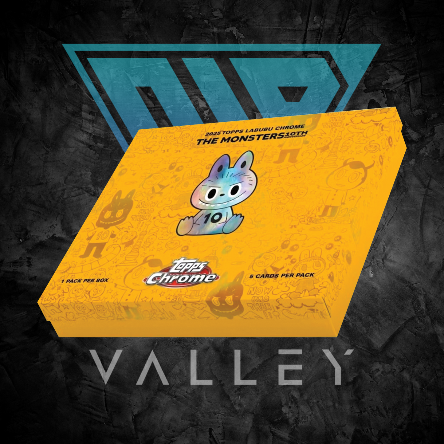 Labubu Cards: 1 2025 Topps Chrome Labubu Box