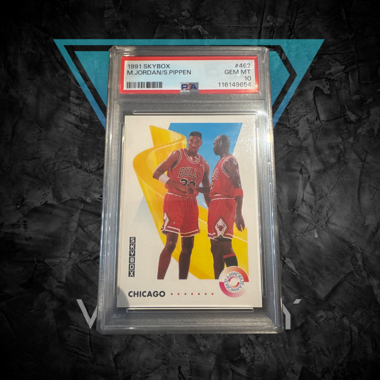 PSA: Basketball Cards -Gem MT 10-1991 Skybox Jordan/Pippen