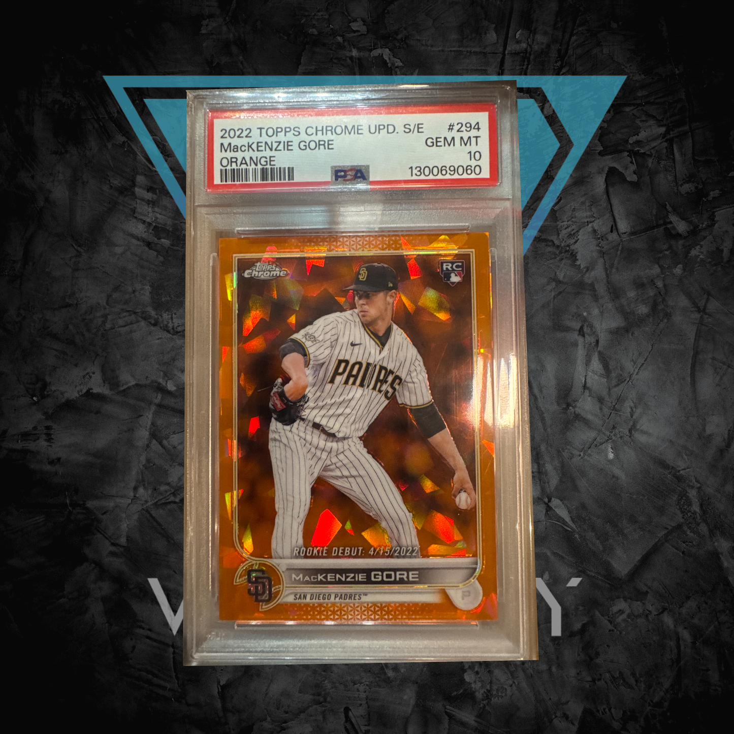 PSA: Baseball Cards - GM MT 10 - Mackenzie Gore Orange Sapphire Topps Chrome RC