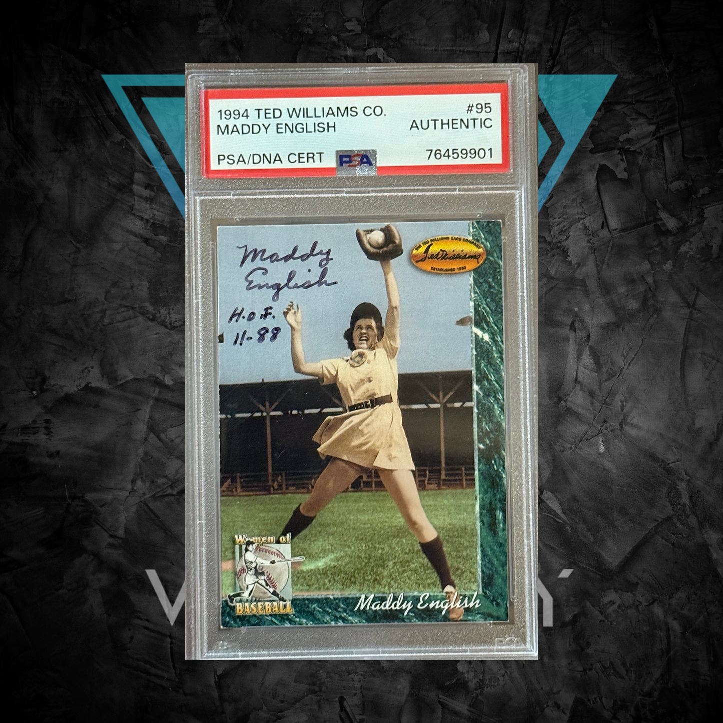 PSA: Baseball Cards - AUTHENTIC - 1994 Ted Williams Co. Maddy English PSA/DNA Cert - #95