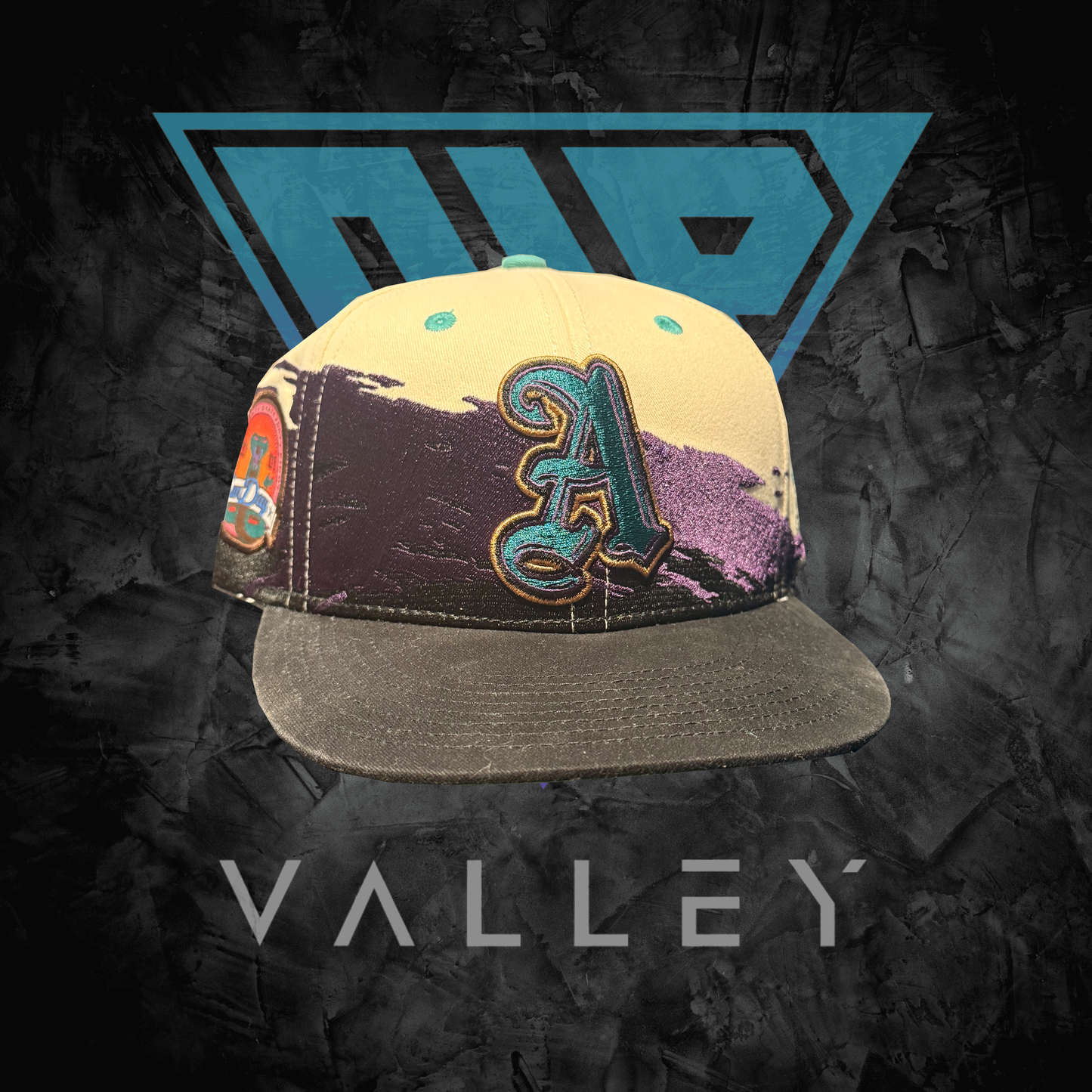 Apparel: State 48 - Snapback Hat "Almighty Sun Day" - Cream & Black
