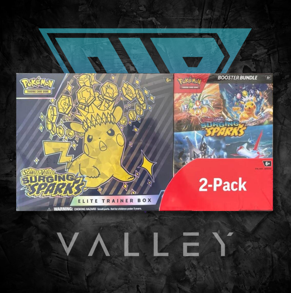 Pokémon TCG: Surging Sparks Elite Trainer Box - SV: Surging Sparks + Bundle 2 pack