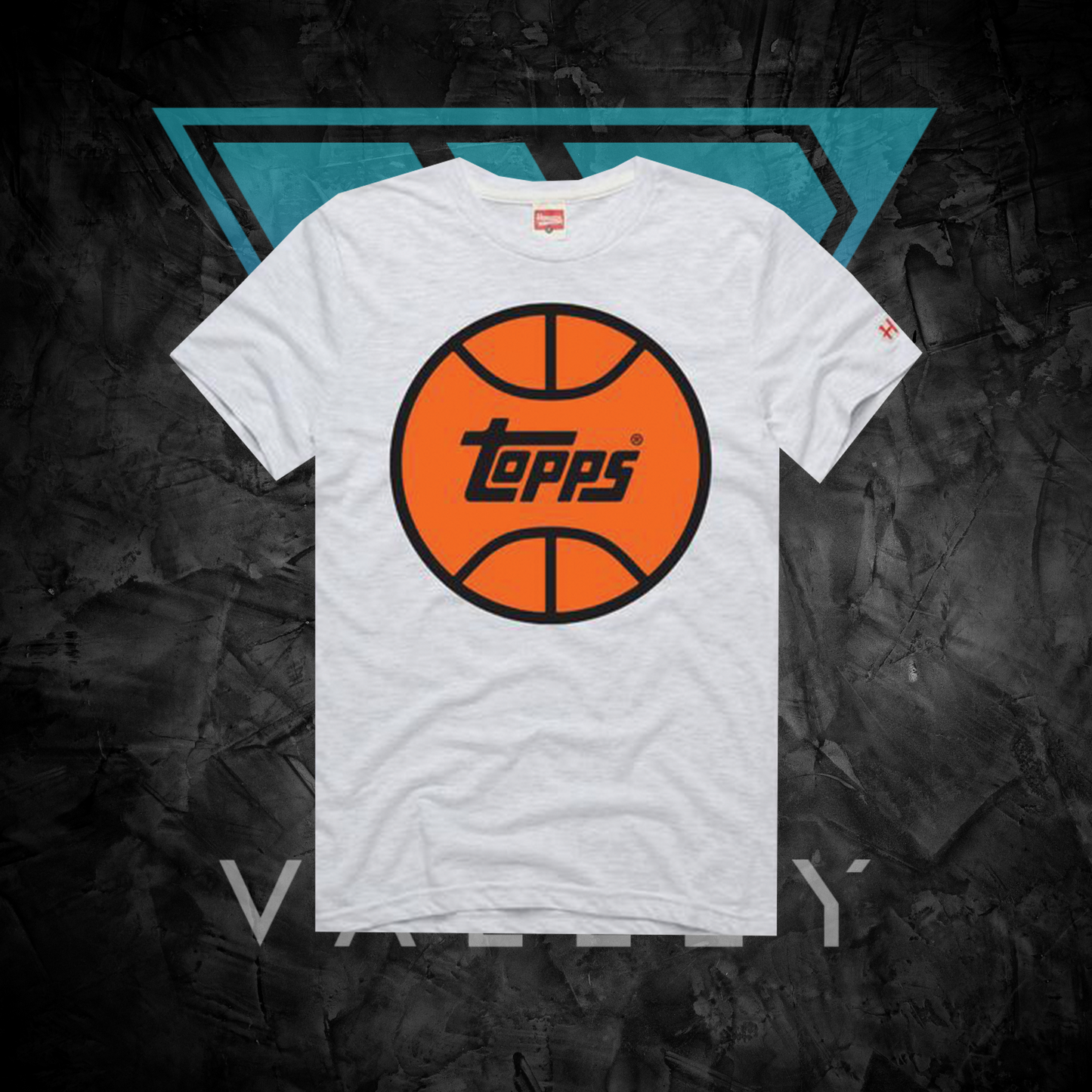 Sports Apparel: Topps Orange Logo Basketball Shirt (by Homage)