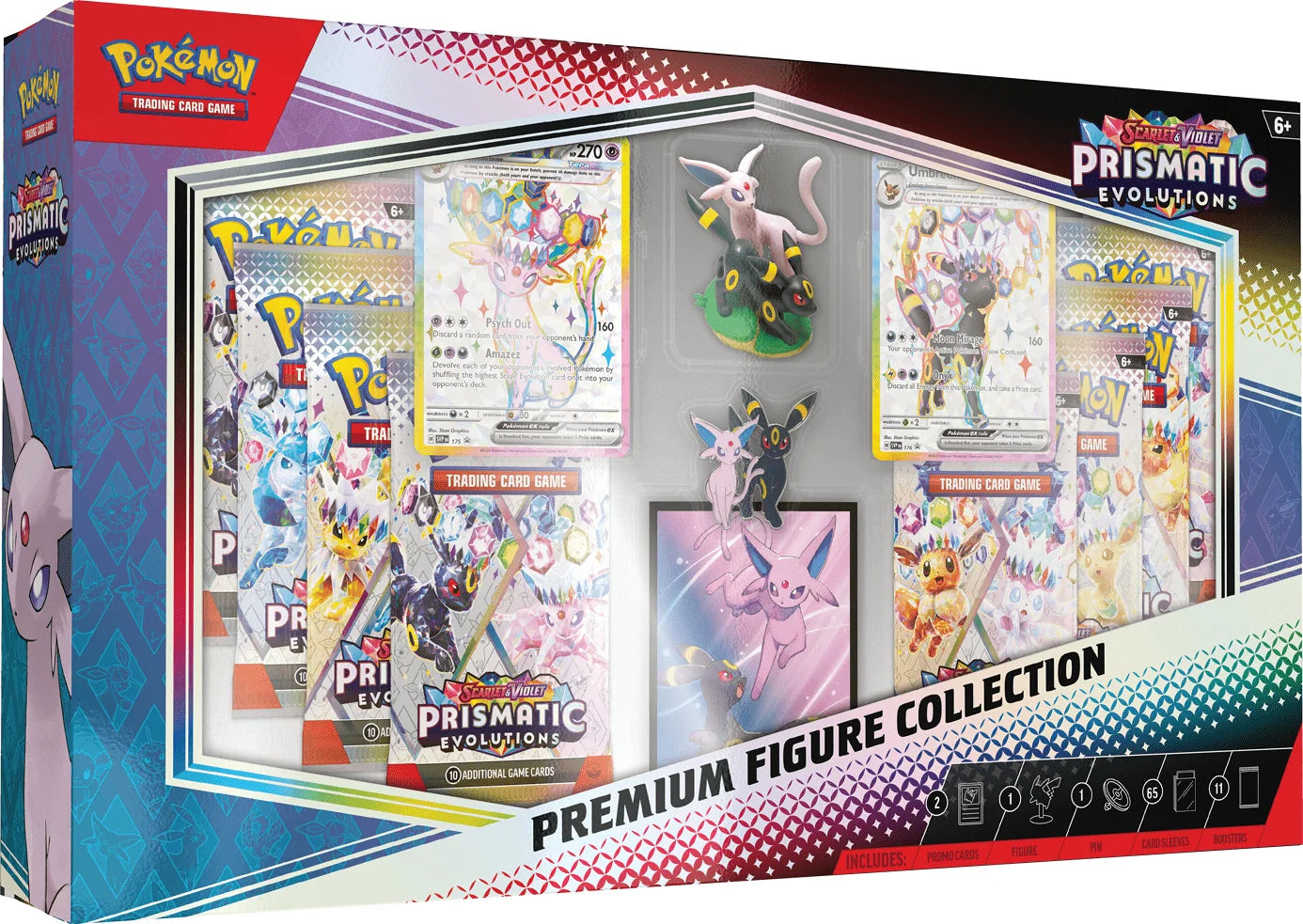 Pokemon TCG: Prismatic Evolutions Premium Figure Collection Box