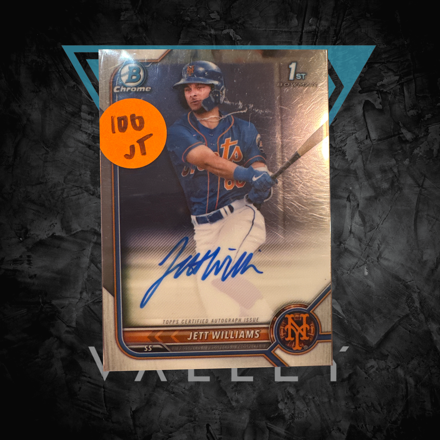Singles: 2022 Bowman Chrome Jett Williams Autograph