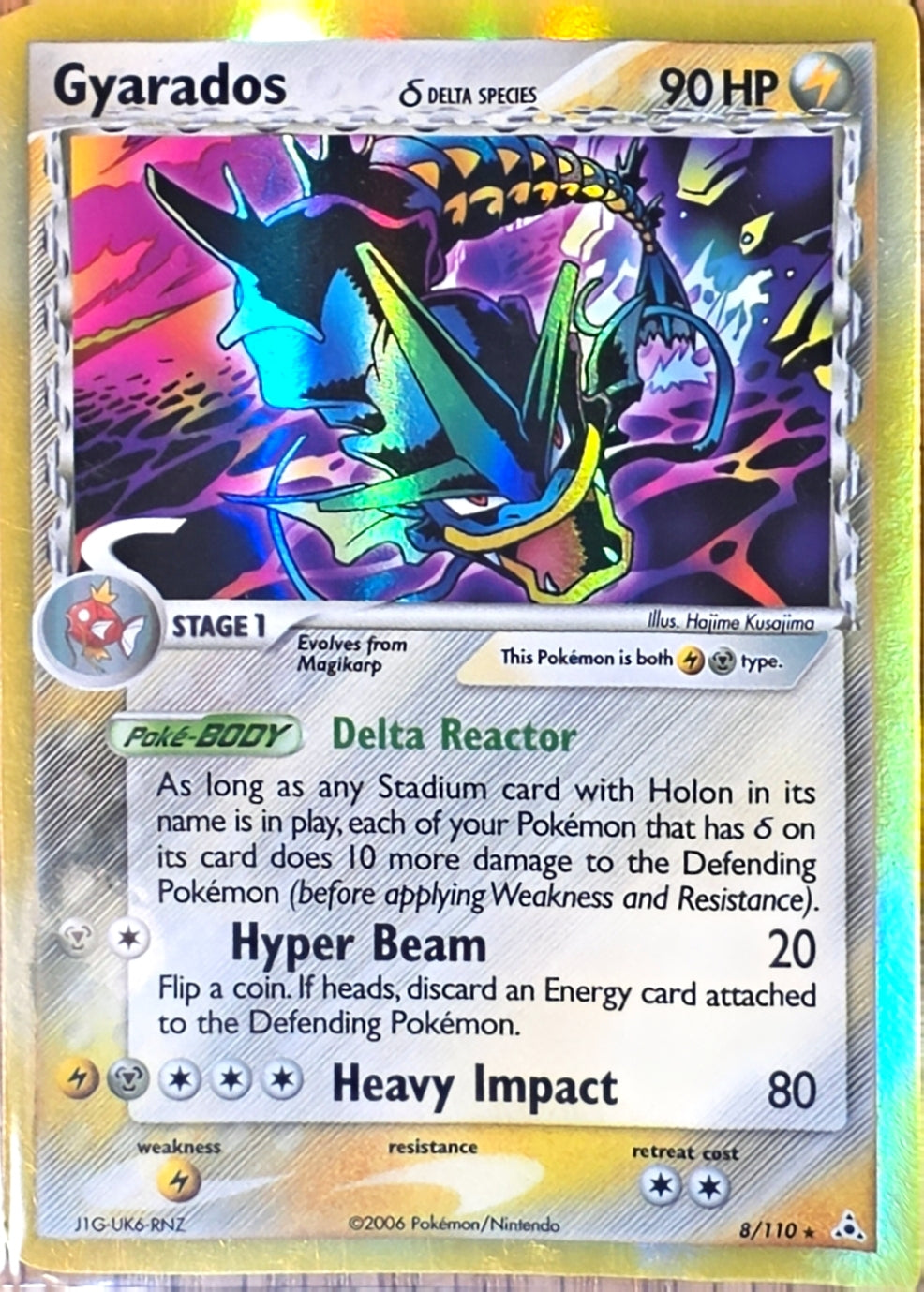 Singles: Pokemon Cards- Gyarados Delta Species 8/110
