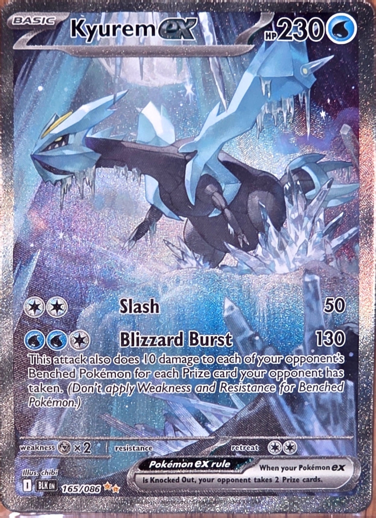 Singles: Pokemon Cards - Kyurem ex Special Illustration Rare 165/086