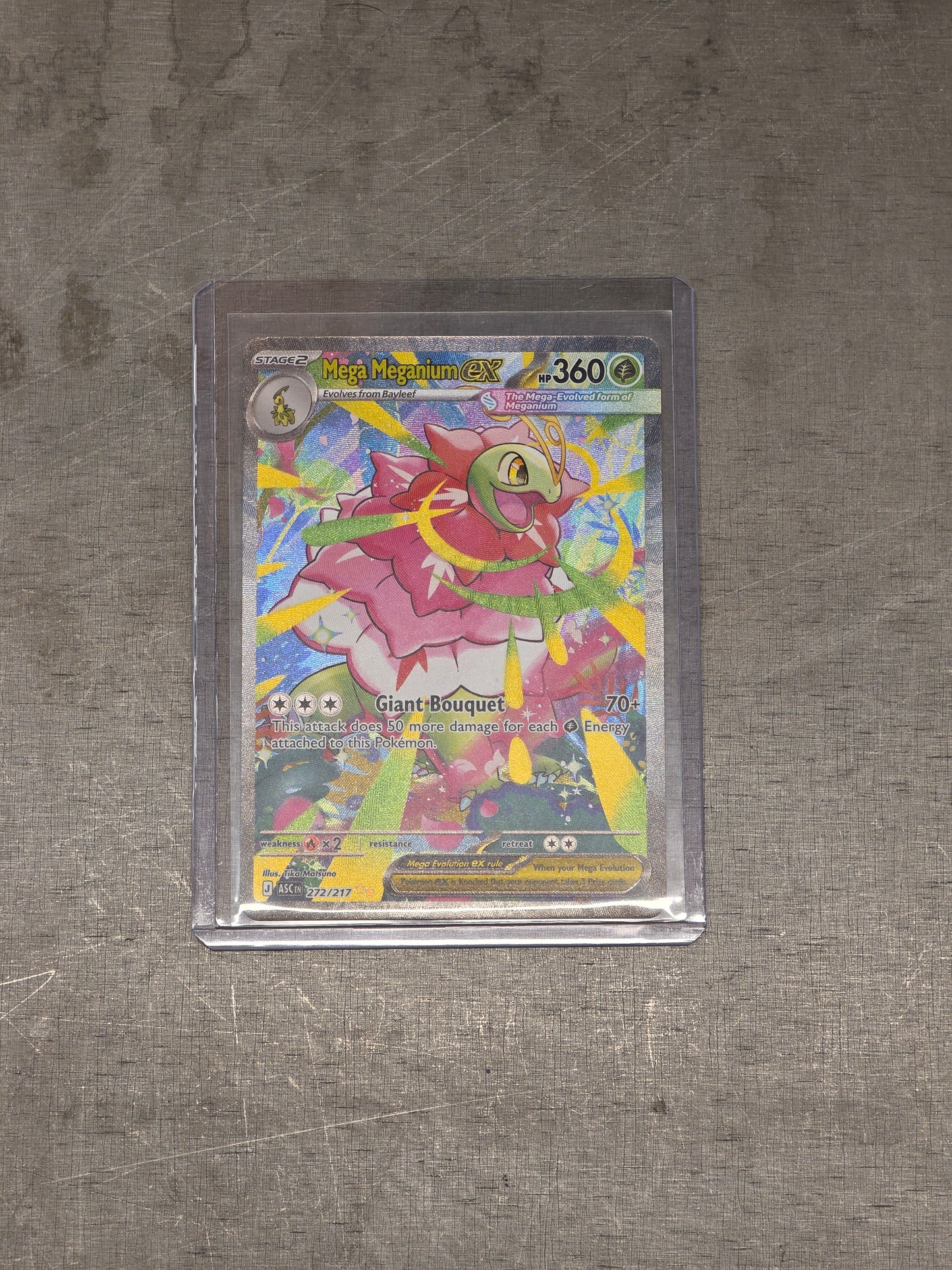 Singles: Pokemon Singles - Mega Meganium ex SIR 272 /217