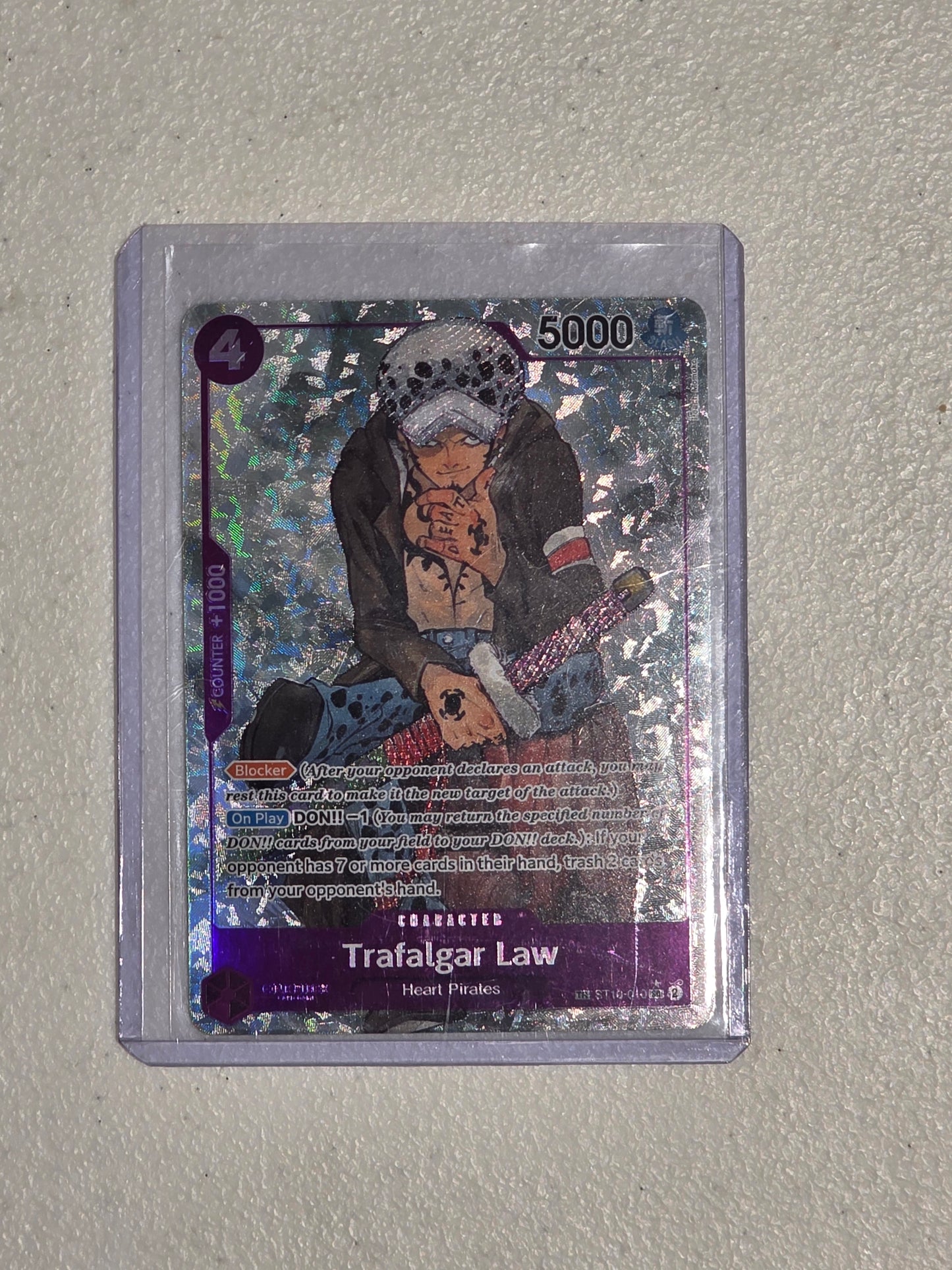 Singles: One Piece Cards- Trafalgar Law Alt Art ST10-010