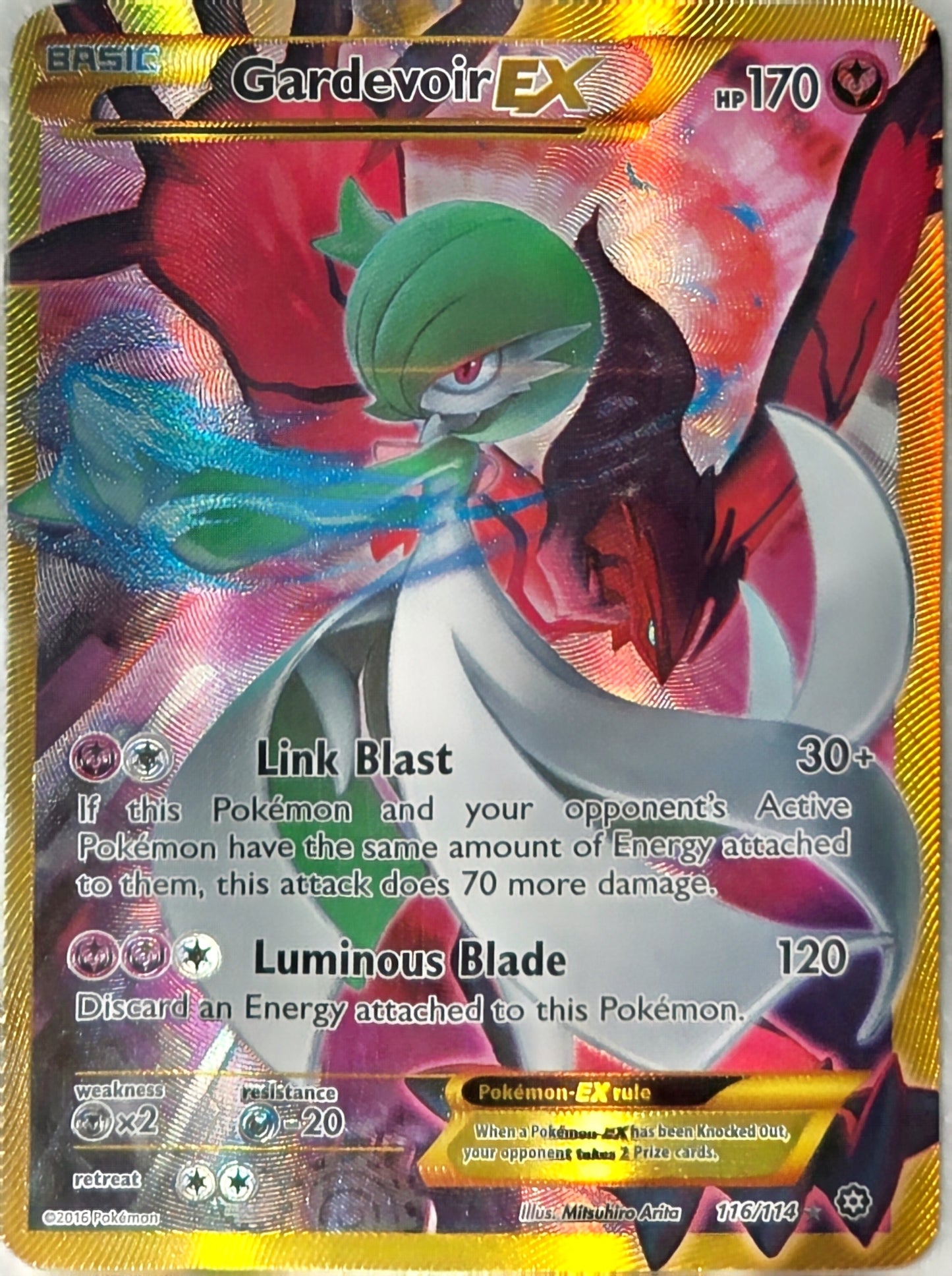 Singles: Pokemon Cards - Gardevoir EX 116/114