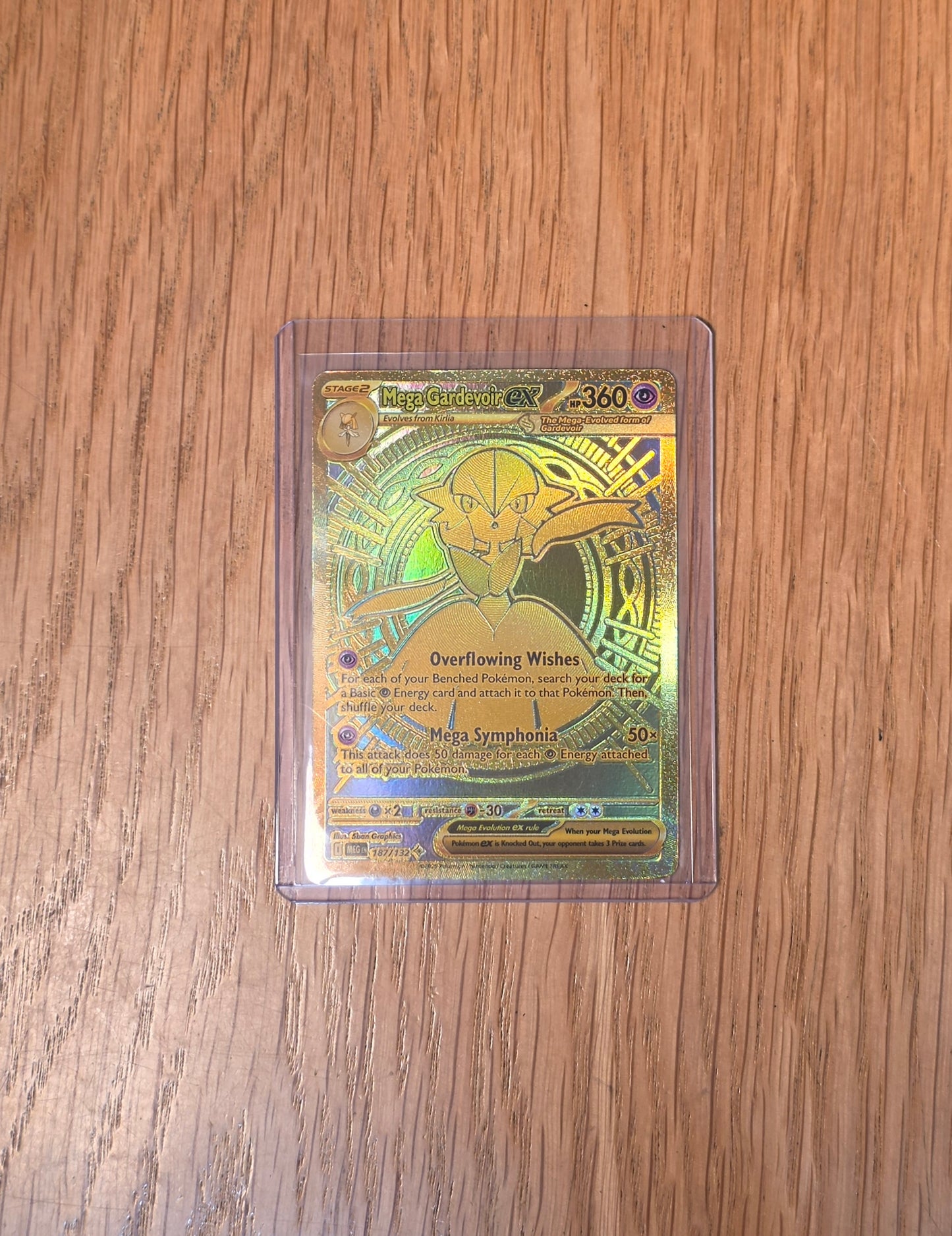 Singles: Pokemon Cards - Mega Gardevoir ex Mega Hyper Rare 187/132