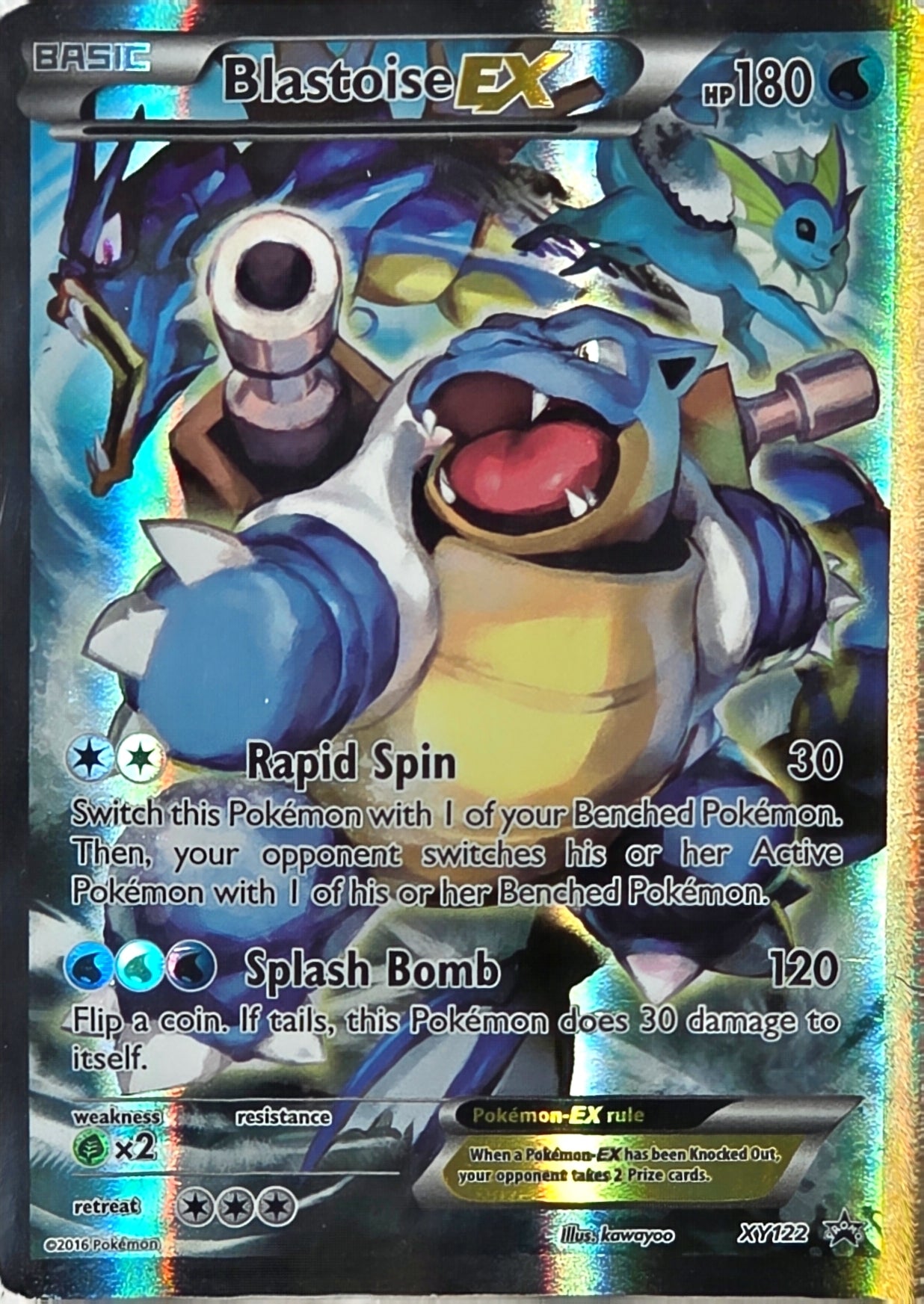 Singles: Pokemon Cards - Blastoise EX Promo XY122