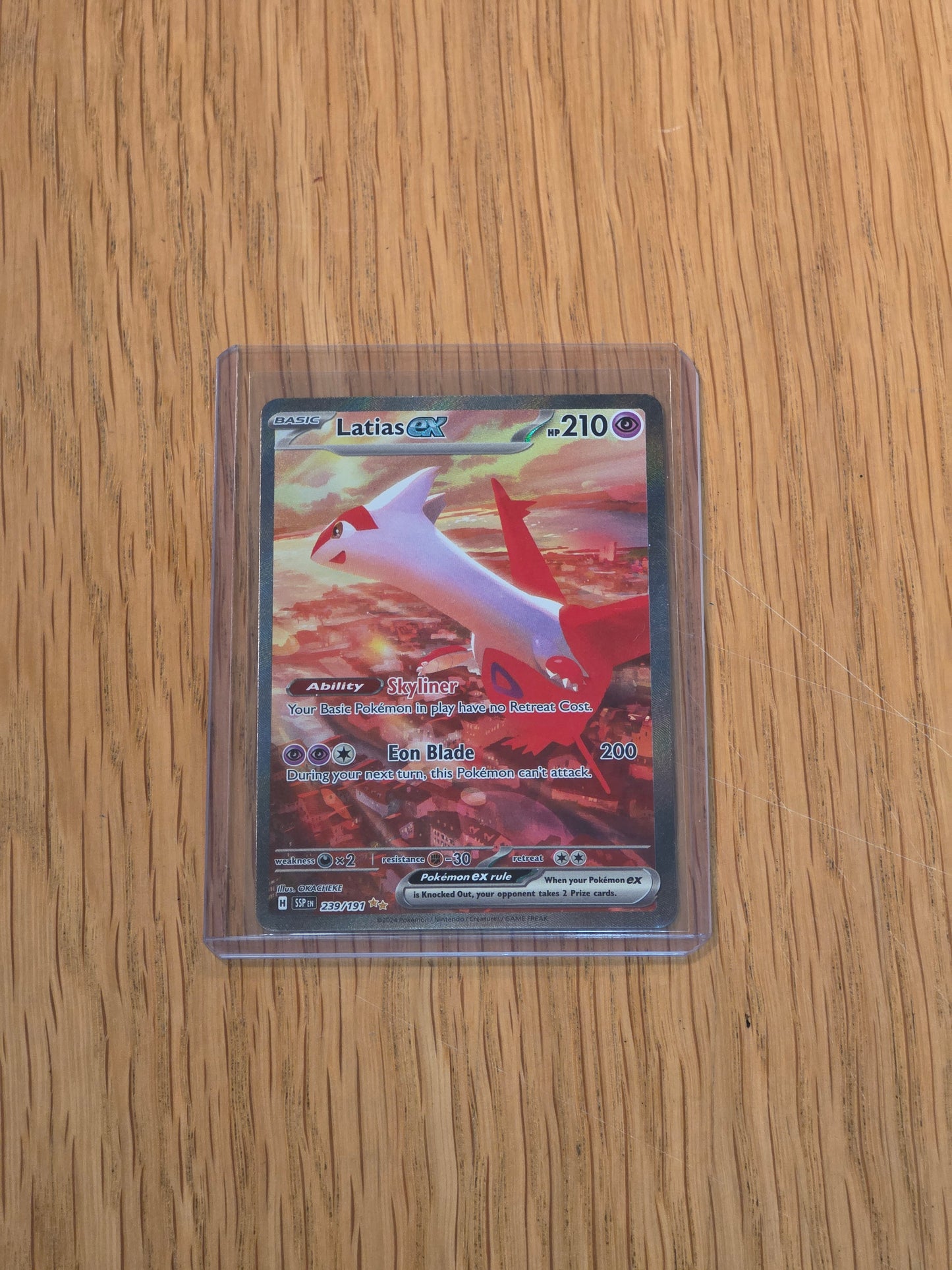 Singles: Pokemon Cards - Latias ex SIR 239/191