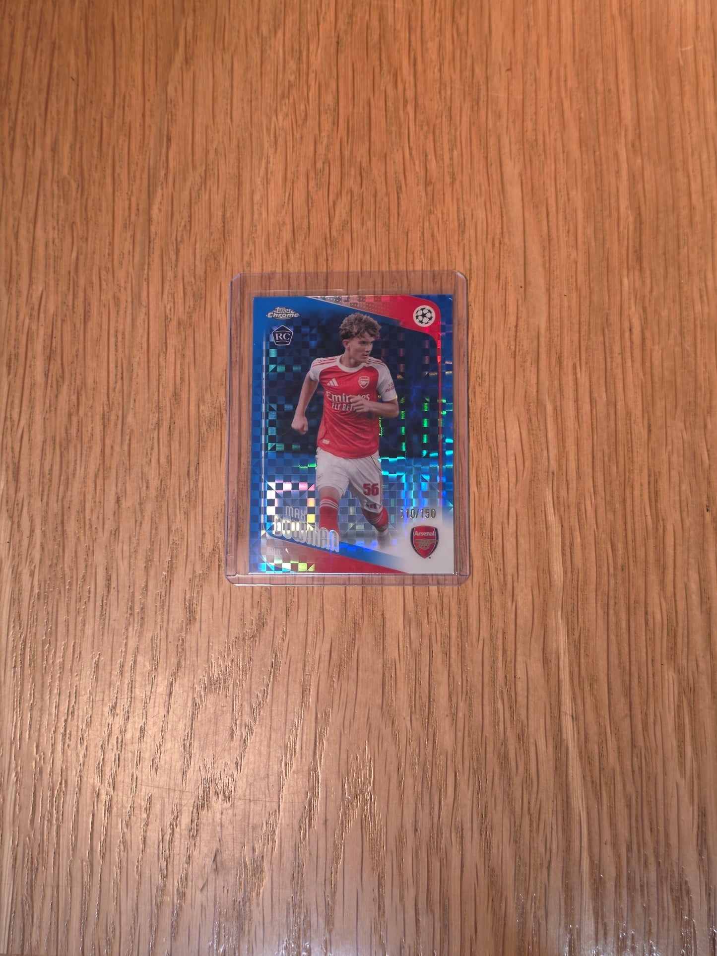 Singles: Soccer Cards- 2025/26 Topps Chrome UEFA Max Dowman /150