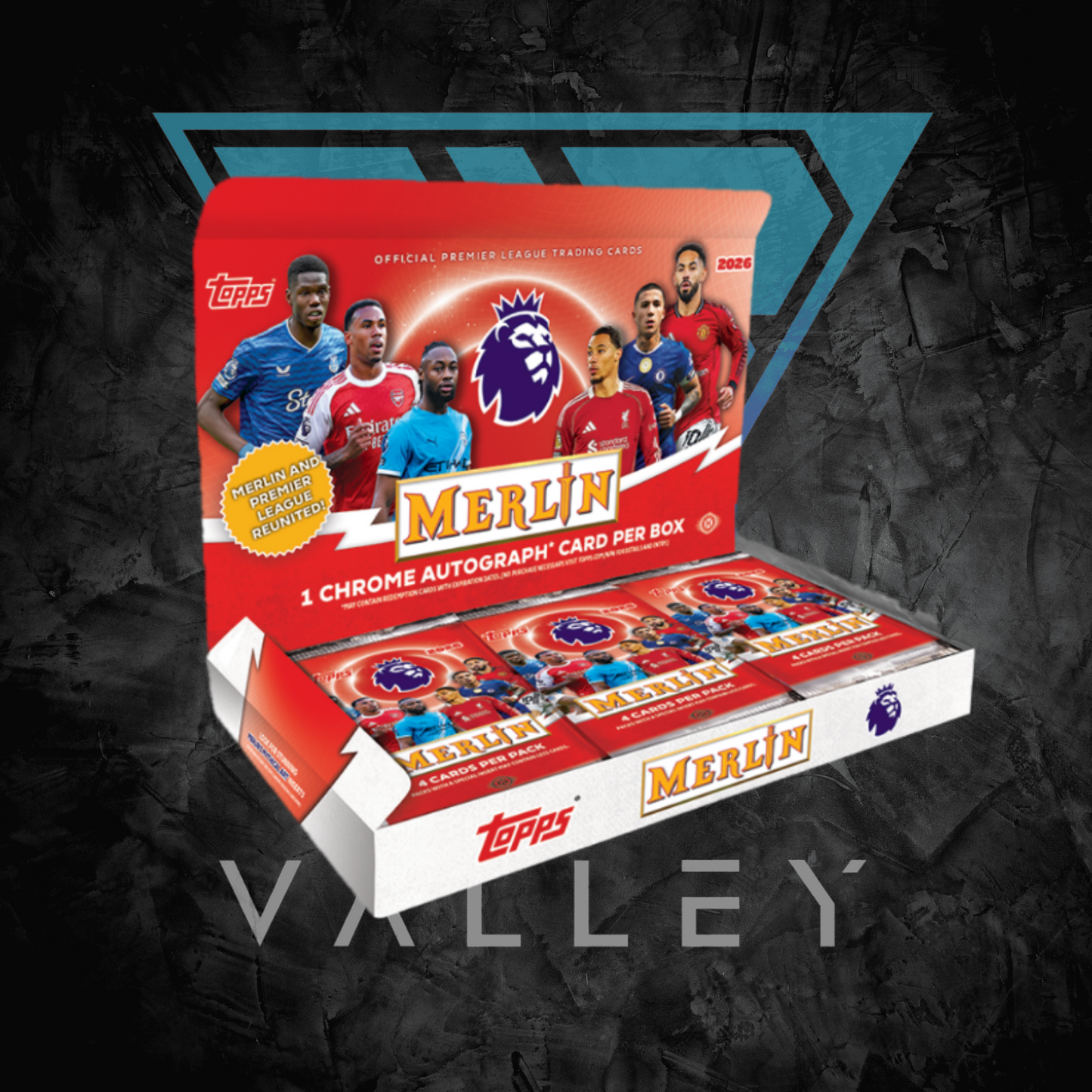 Soccer Cards: 2026 Topps Merlin Premier League - Hobby Box