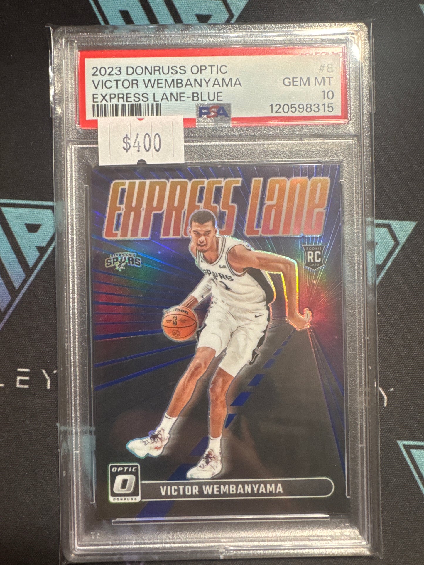PSA: Basketball Cards - Gem MT 10- 2023 Donruss Optic Victor Wembanyama Blue