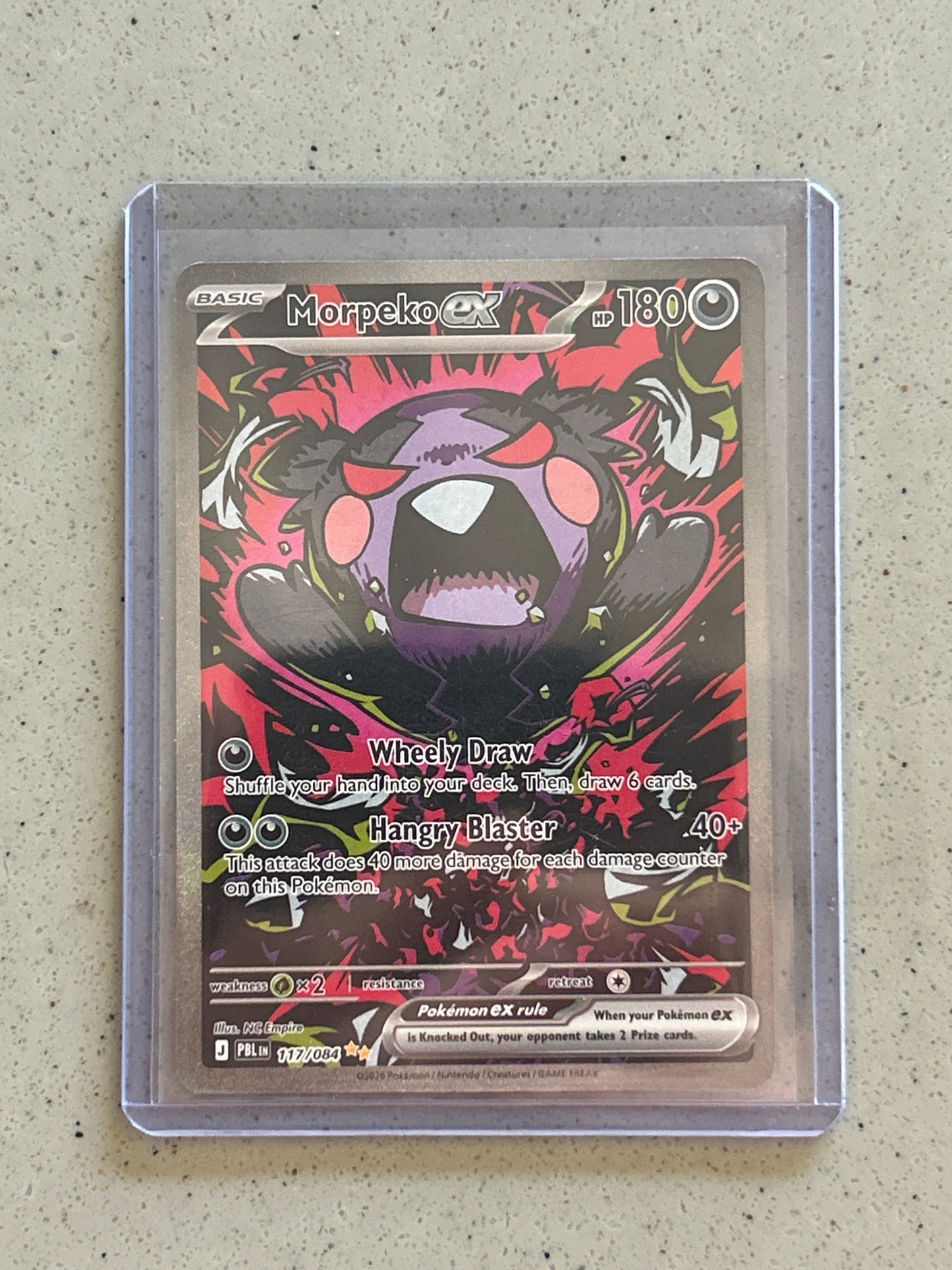 Singles: Pokemon Singles - Morpeko EX SIR 117/084