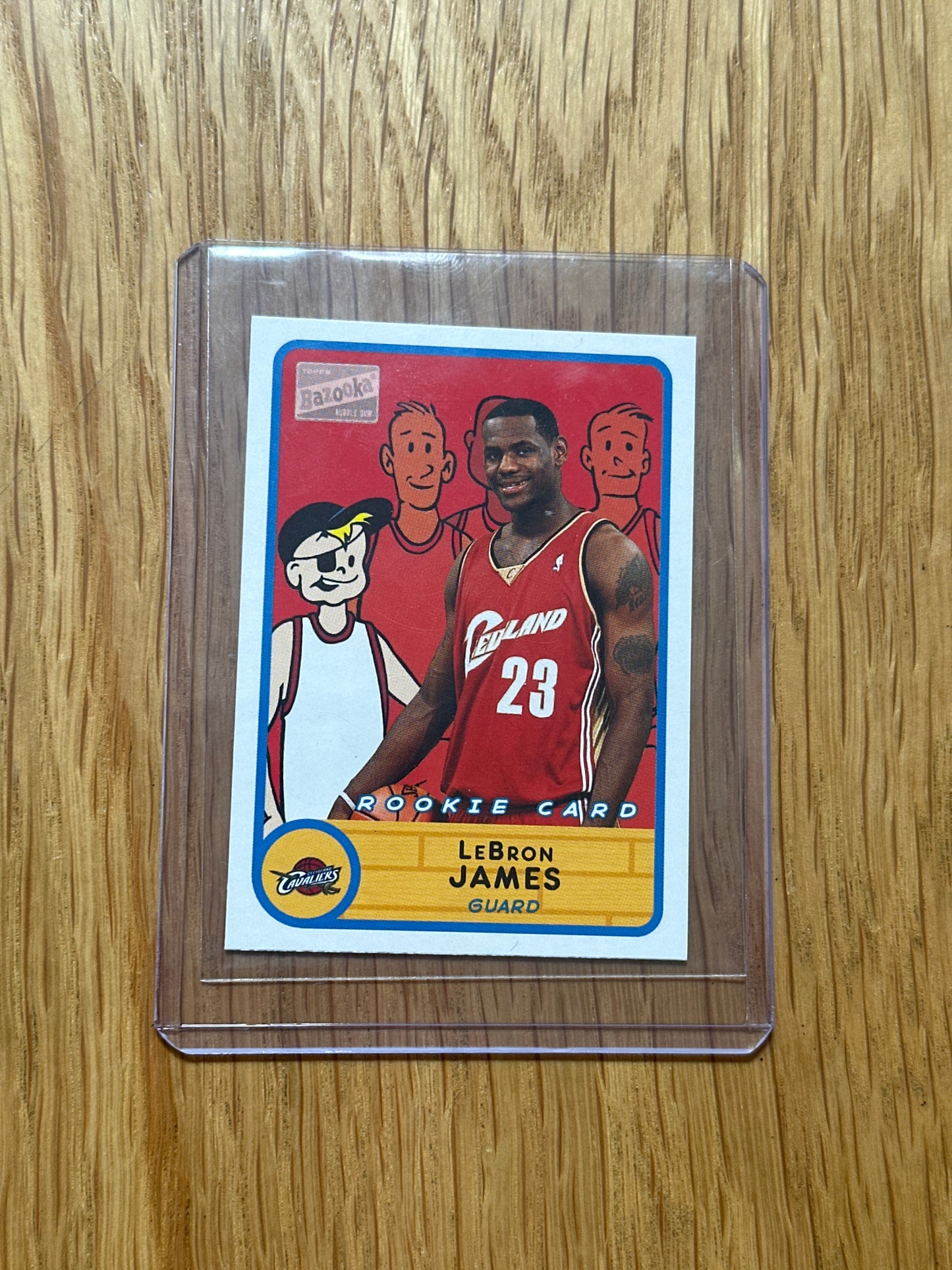 Singles: Basketball Cards- 2003 Bazooka LeBron James Rookie Card