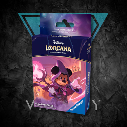 Card Sleeves: Disney Lorcana- Reign of Jafar- Mickey Mouse, Wayward Sorcerer (65ct)